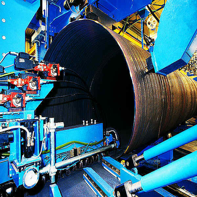 Api 5l Psl1 Psl2 Gr.B Ssaw Steel Pipe X42 X52 X60 ท่อหล่อส่วนว่าง