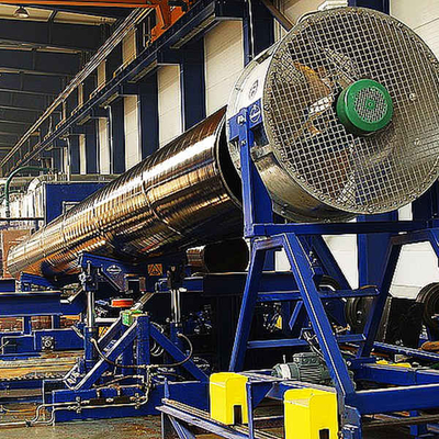 ความหนา 6 มิลลิเมตร 3 ชั้น PE Ssaw Tube Din 30670 ปลายบีเวลมาตรฐาน