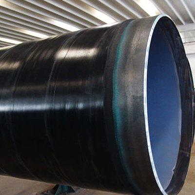 3lpe ผิวเคลือบภายนอกความหนา 3.0mm Ssaw Steel Pipe Sch80 Api 5l Psl1