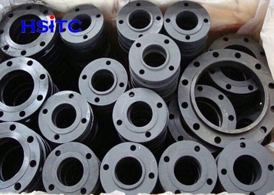 Astm A105 B16.5 โลหะคาร์บอนอ่อน Flanges การทาสีกันสนิม