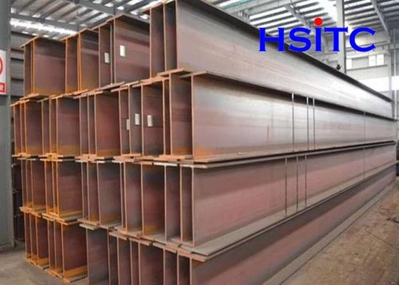 ISO9001 H Section Angle Beam Steel Astm EN10025 S355 การใช้งานของเครื่องจักรไฟฟ้า
