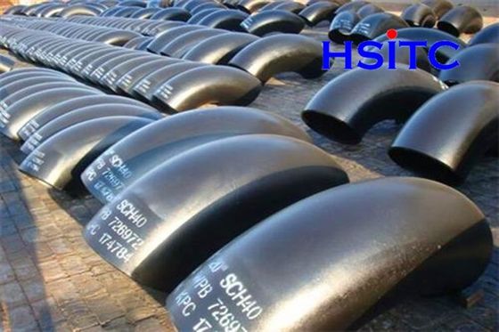 A234 Astm A403 Astm A420 ท่อสแตนเลสคาร์บอน Elbow Sch40 Std Sch80