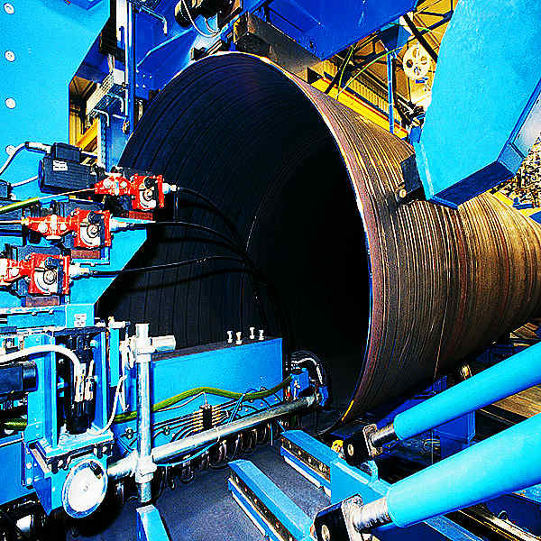 Api 5l Psl1 Psl2 Gr.B Ssaw Steel Pipe X42 X52 X60 ท่อหล่อส่วนว่าง