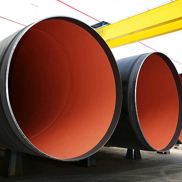 ผูกพันฟิวชั่น Epoxy สายกลมเหล็ก welded ท่อ 3 ชั้น PE Din 30670 พอลีเอเธลีนมาตรฐาน