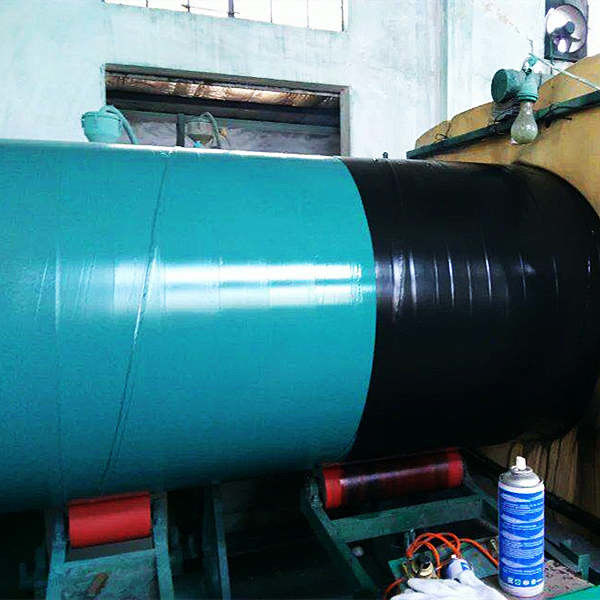 3lpe ภายนอกเคลือบ Ssaw ท่อเหล็ก Api 5l Din30670 มาตรฐาน 0